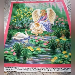 Beautiful Set Of 2 Fleece Fabric Panels By Dona Gelsinger